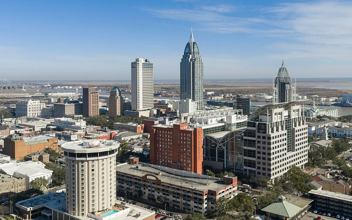 View of Mobile, AL