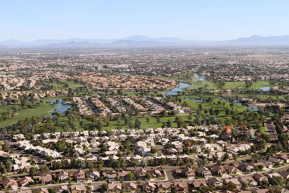 View of Chandler, AZ