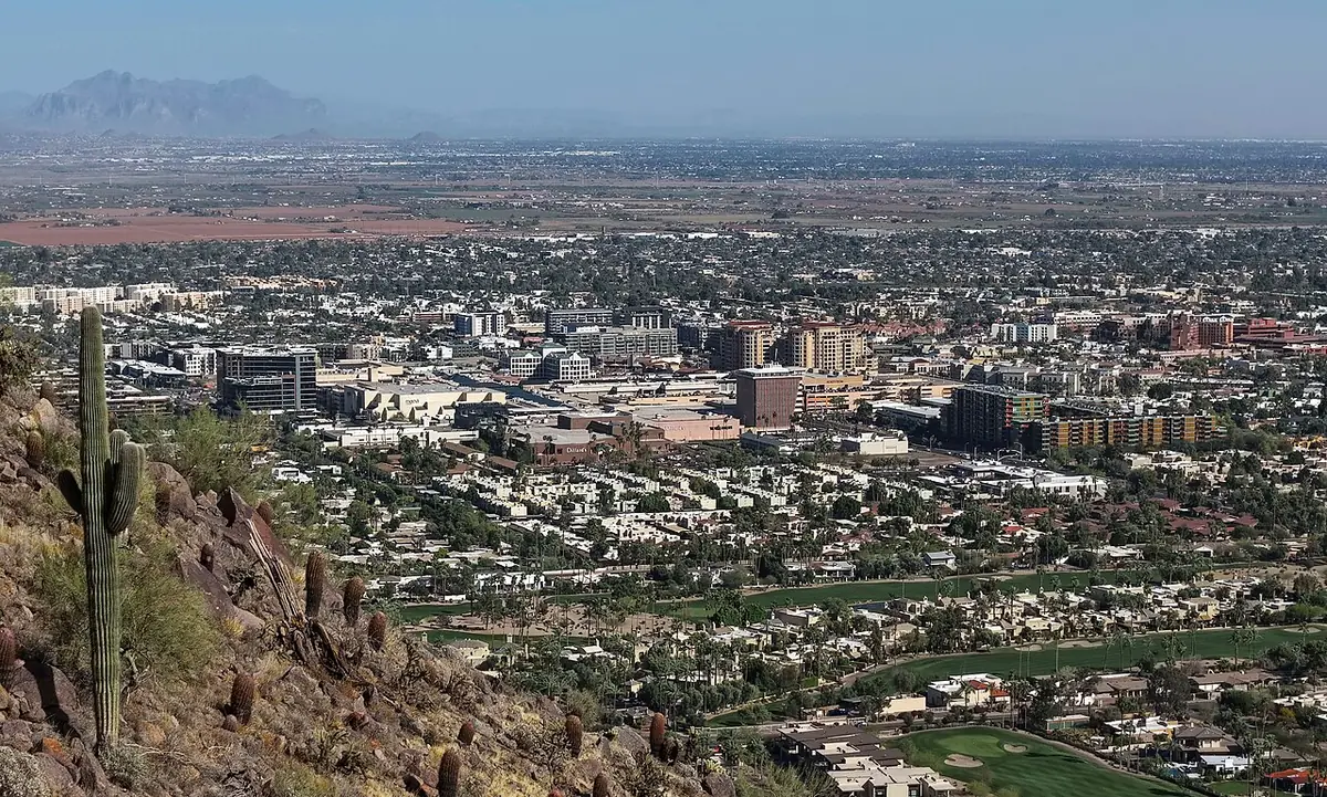 View of Scottsdale, AZ