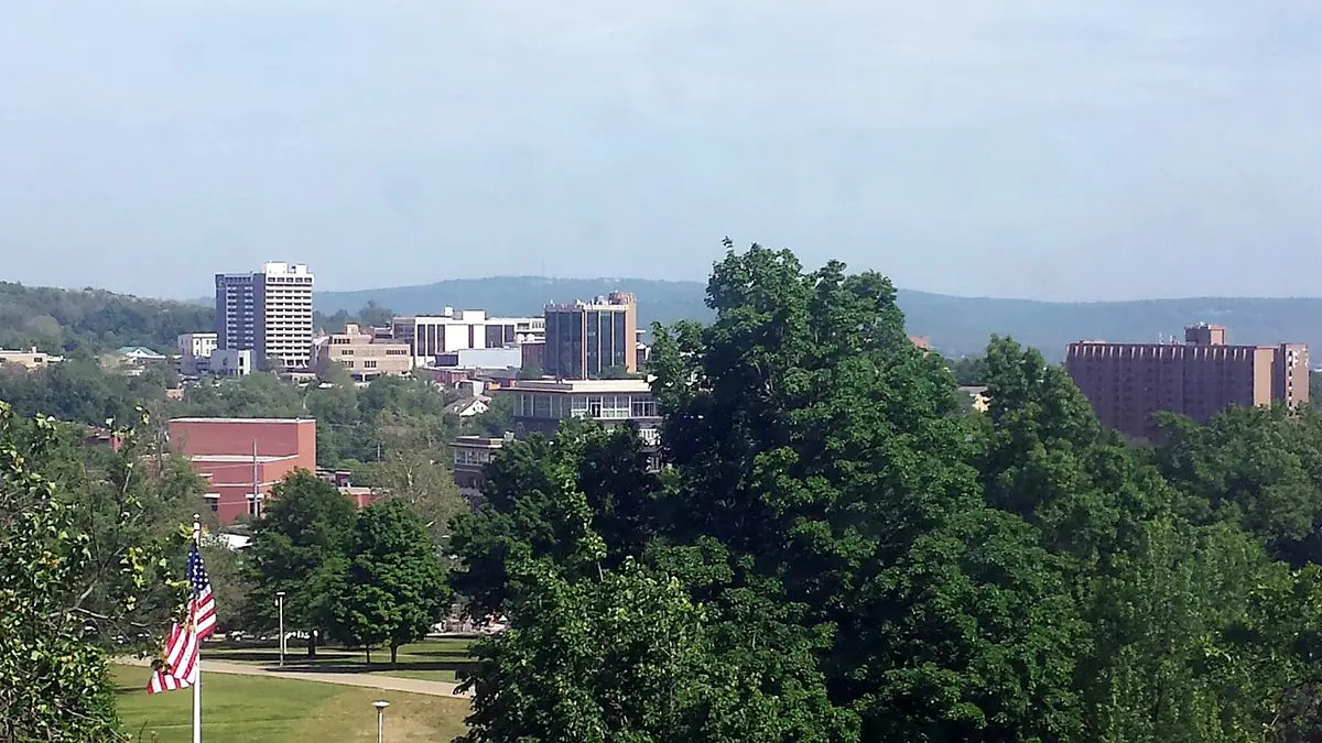 View of Fayetteville, AR