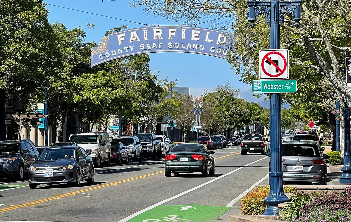 View of Fairfield, CA