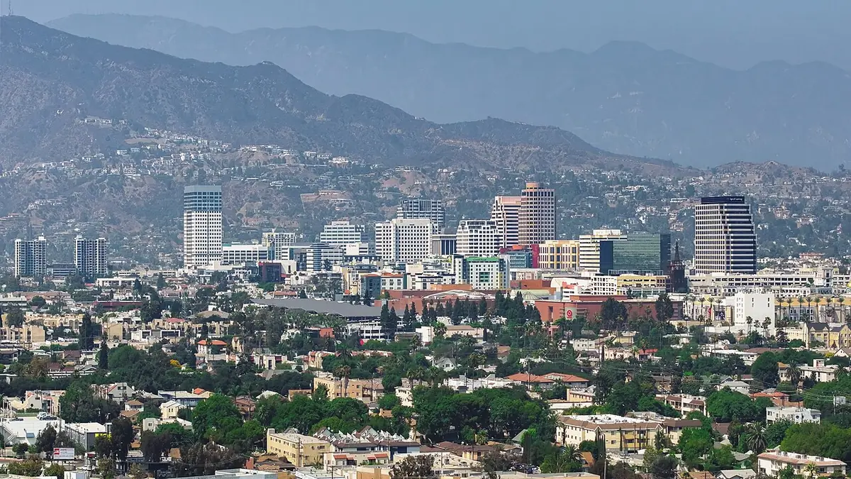 View of Glendale, CA