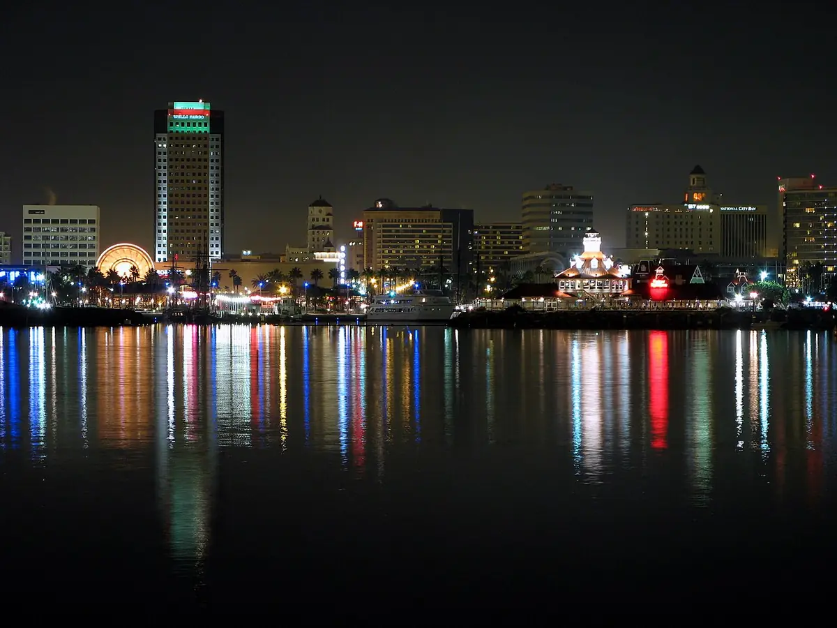 View of Long Beach, CA