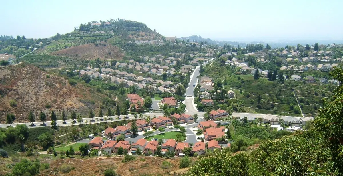 View of Orange, CA