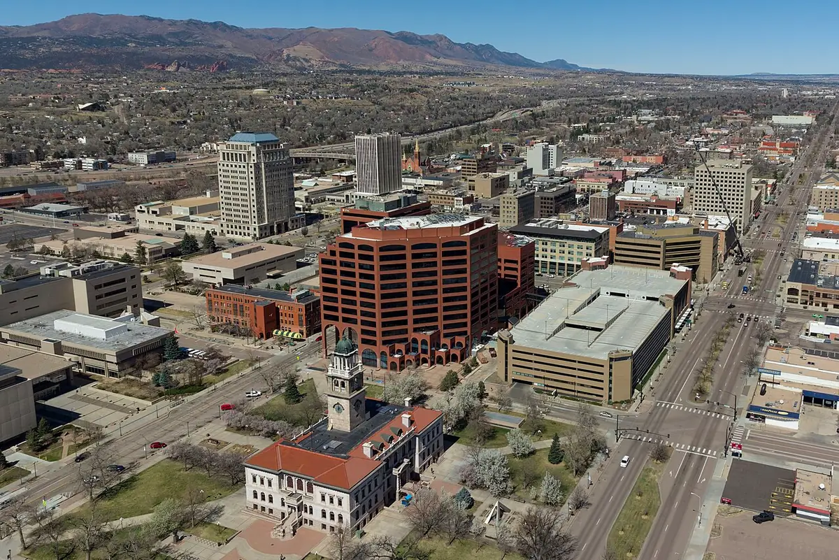 View of Colorado Springs, CO