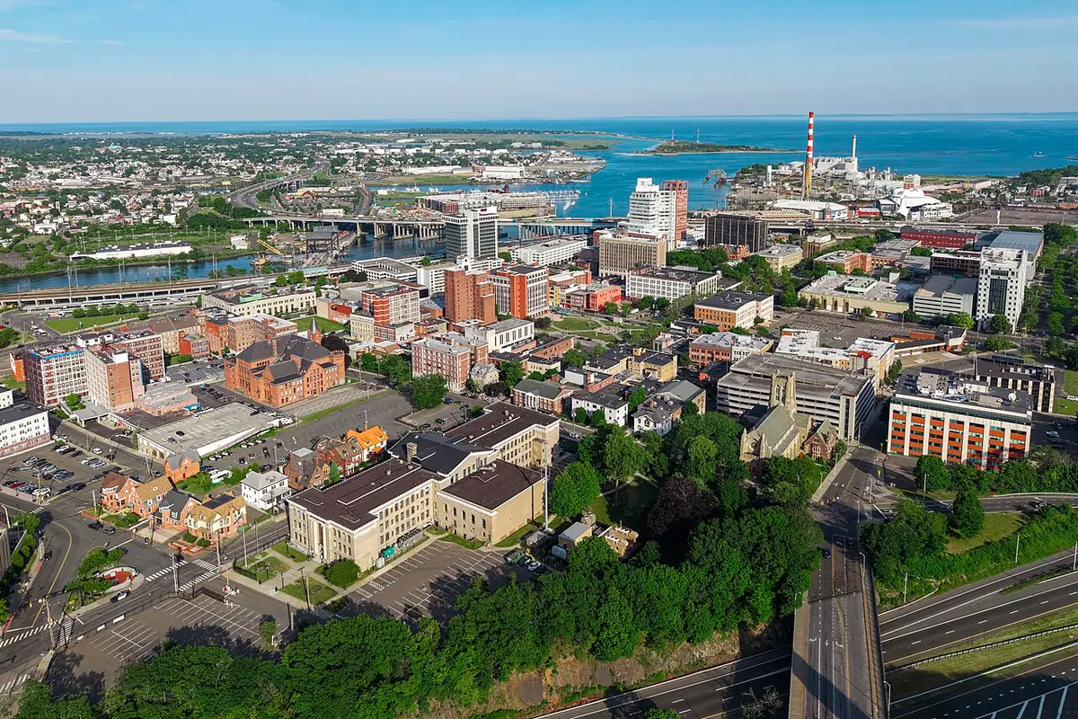 View of Bridgeport, CT
