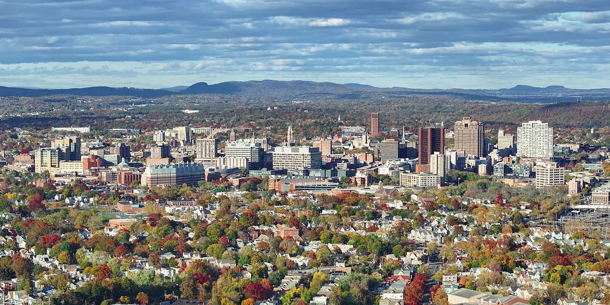View of New Haven, CT