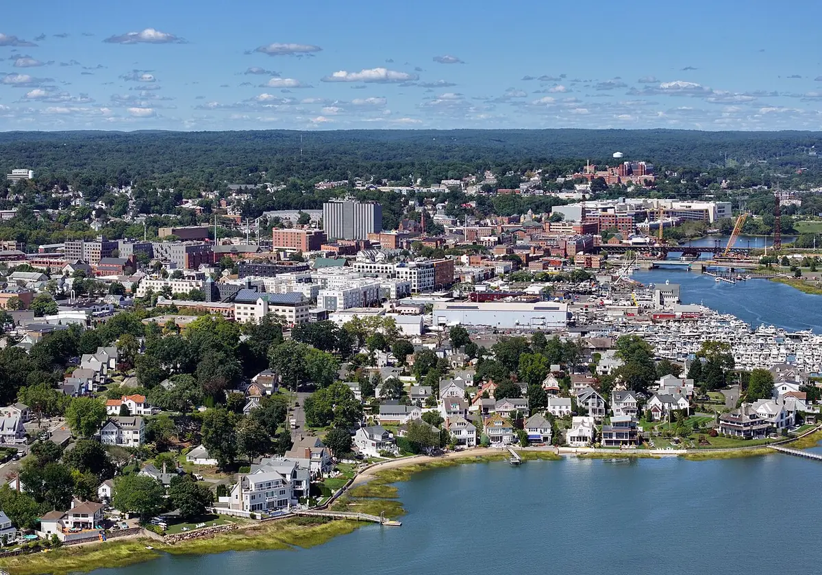 View of Norwalk, CT