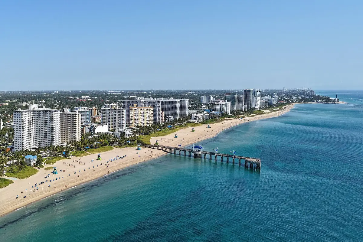 View of Pompano Beach, FL