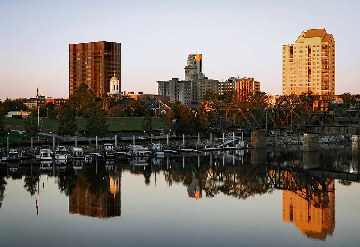 View of Augusta, GA