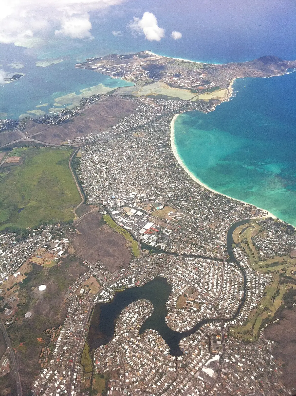 View of Kailua, HI