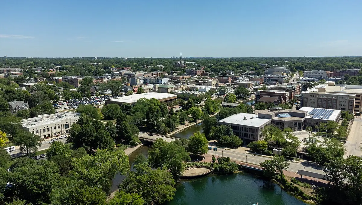 View of Naperville, IL