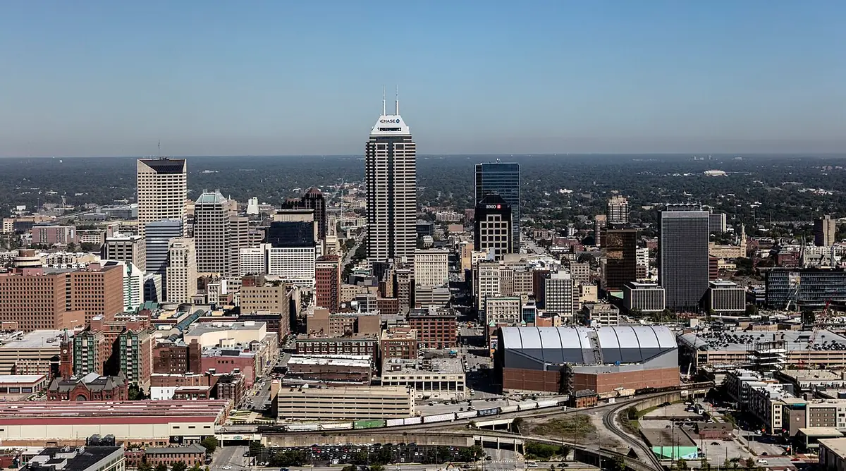 View of Indianapolis, IN