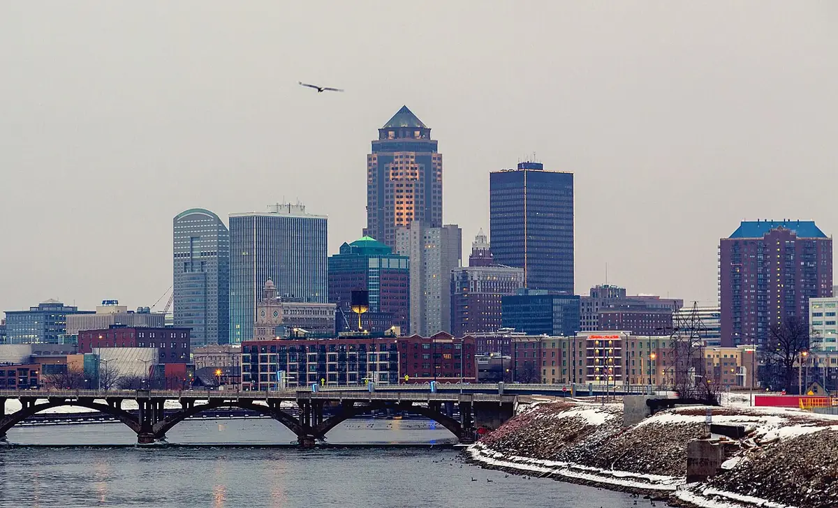 View of Des Moines, IA