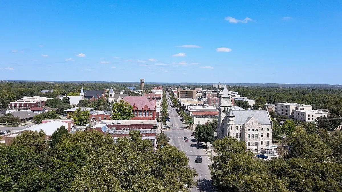 View of Lawrence, KS