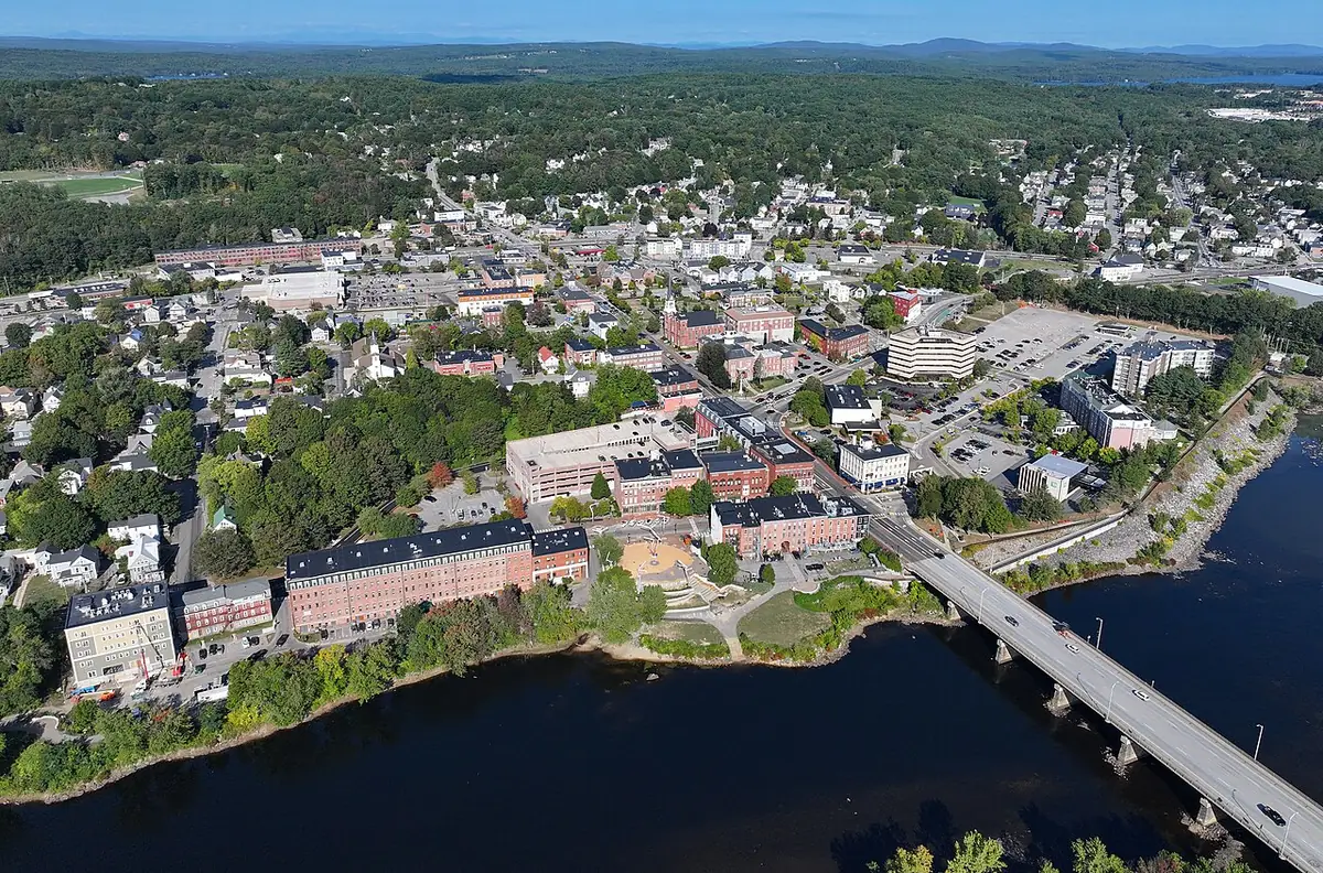 View of Auburn, ME
