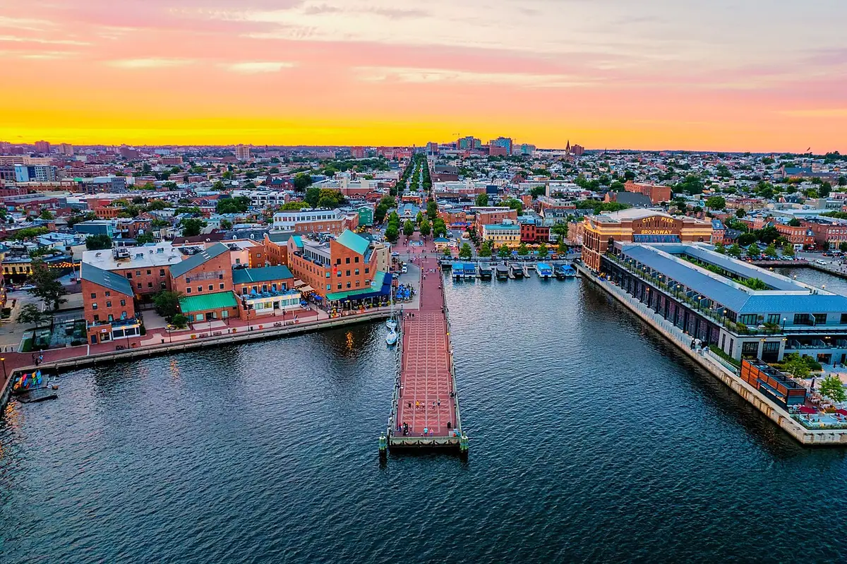 View of Baltimore, MD