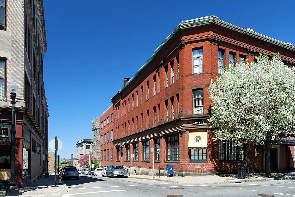 View of Fall River, MA