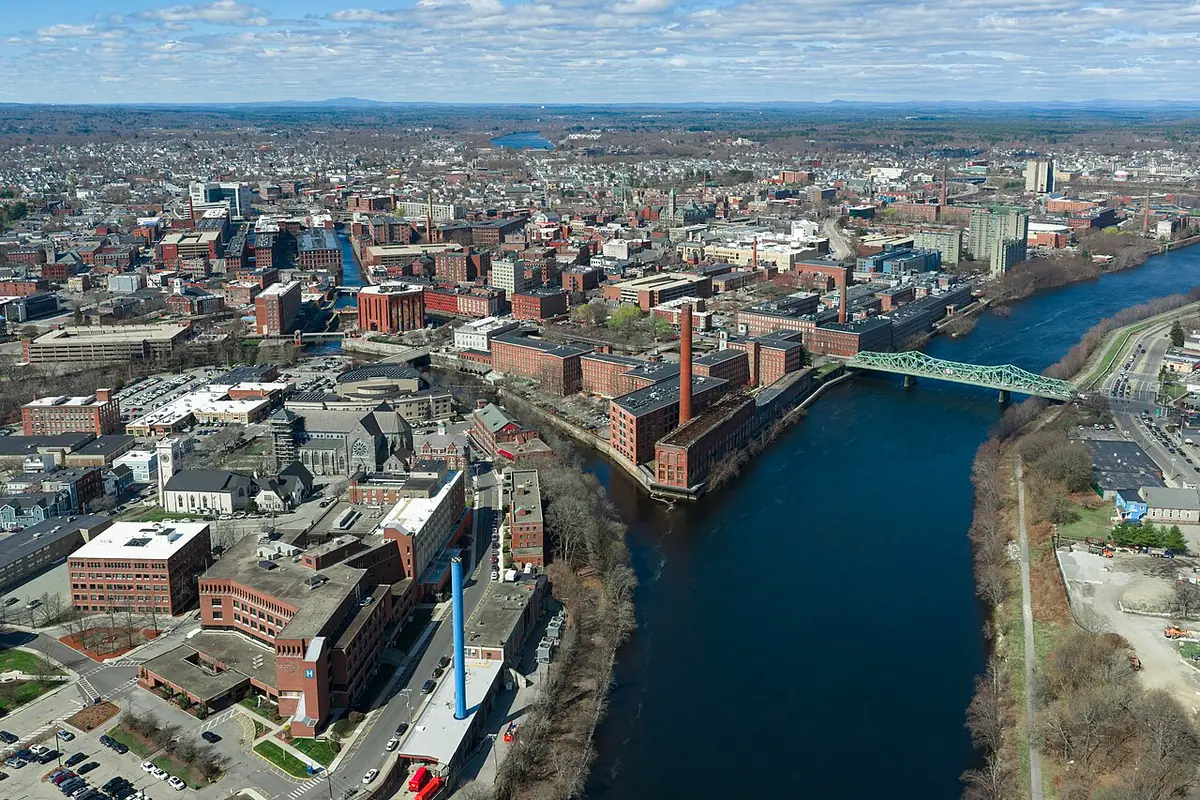 View of Lowell, MA