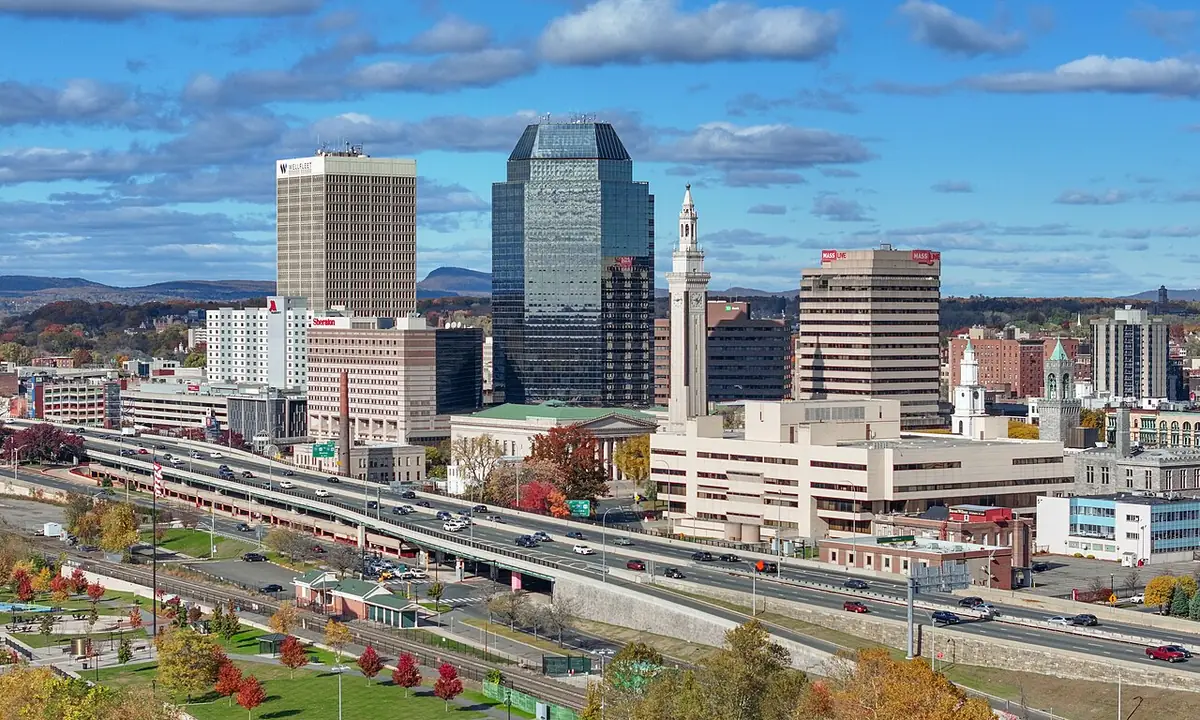 View of Springfield, MA