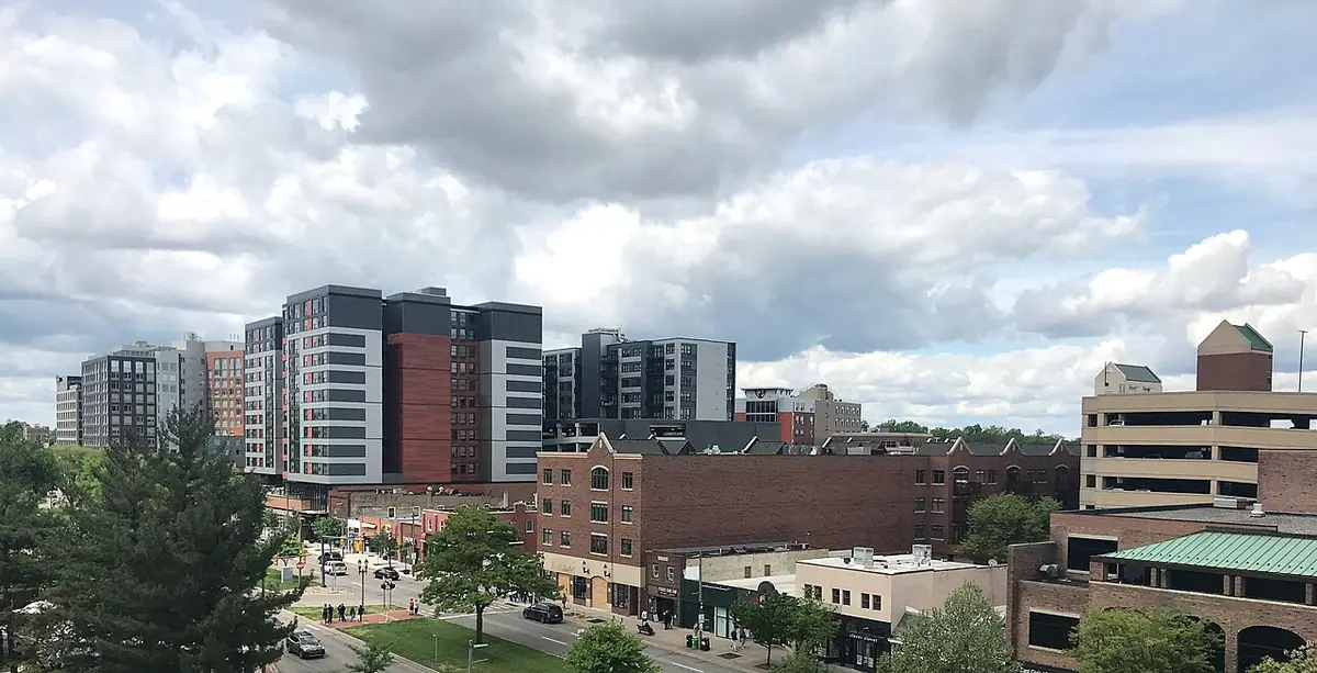 View of East Lansing, MI