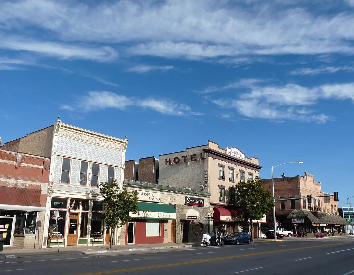 View of Kalispell, MT