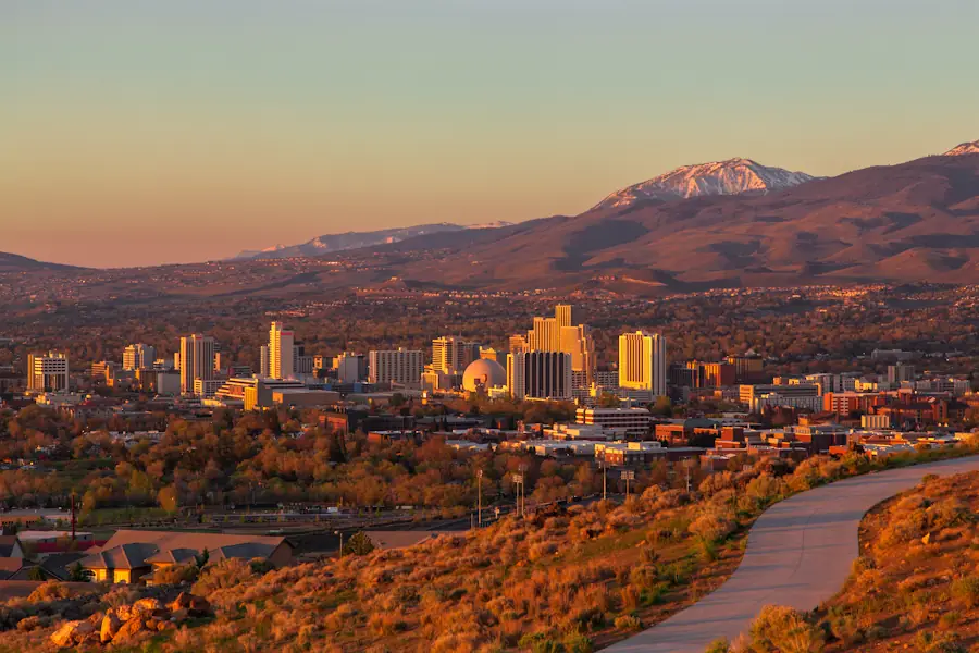 View of Reno, NV