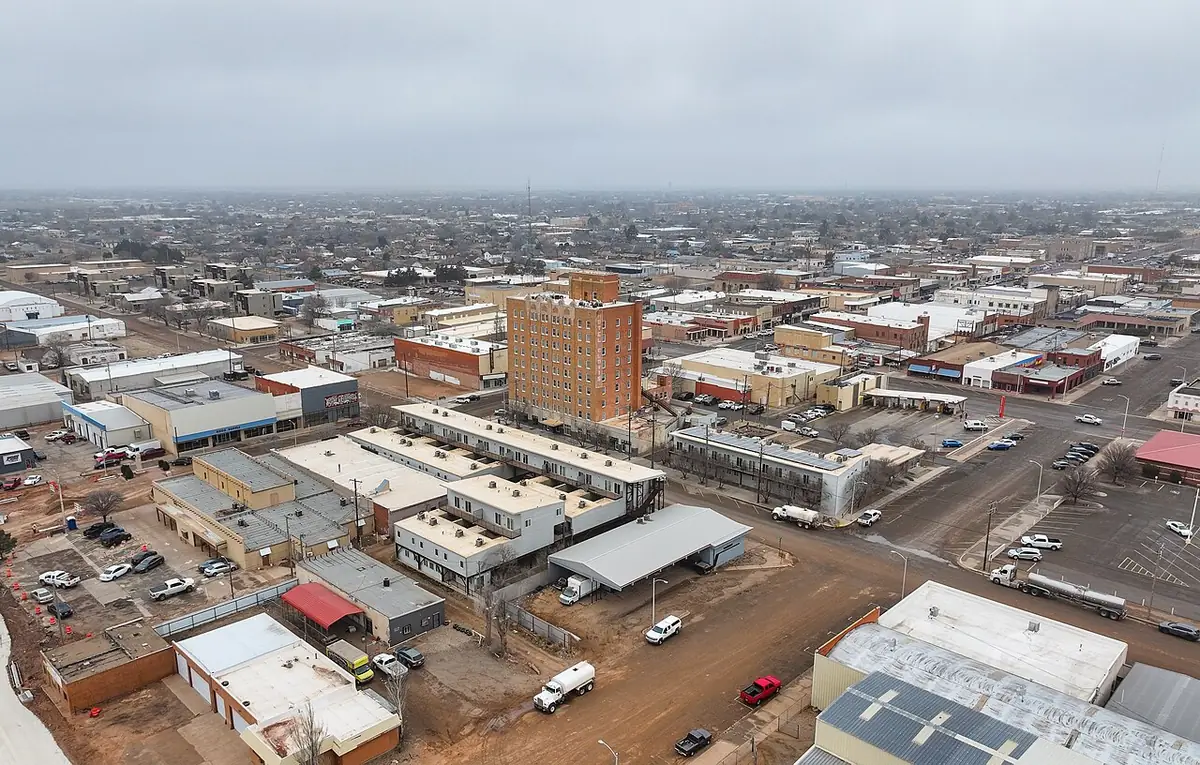 View of Clovis, NM