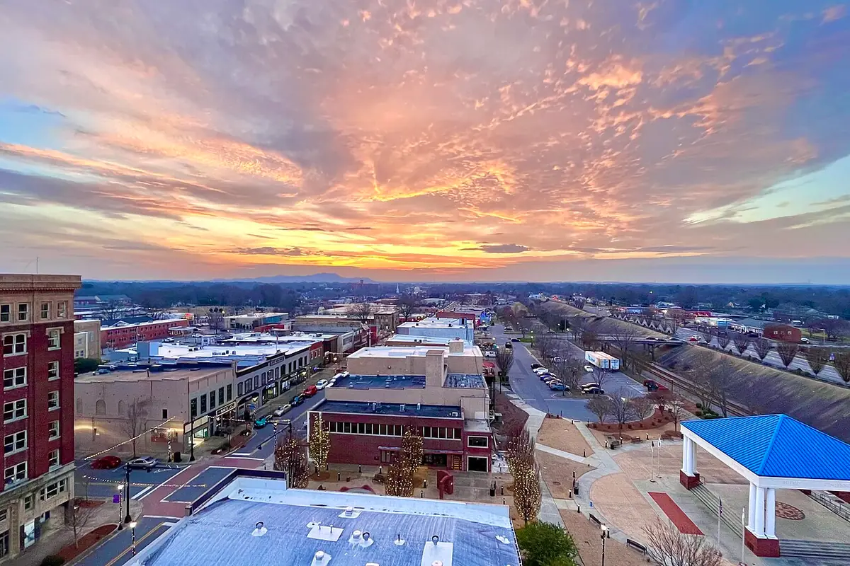 View of Gastonia, NC