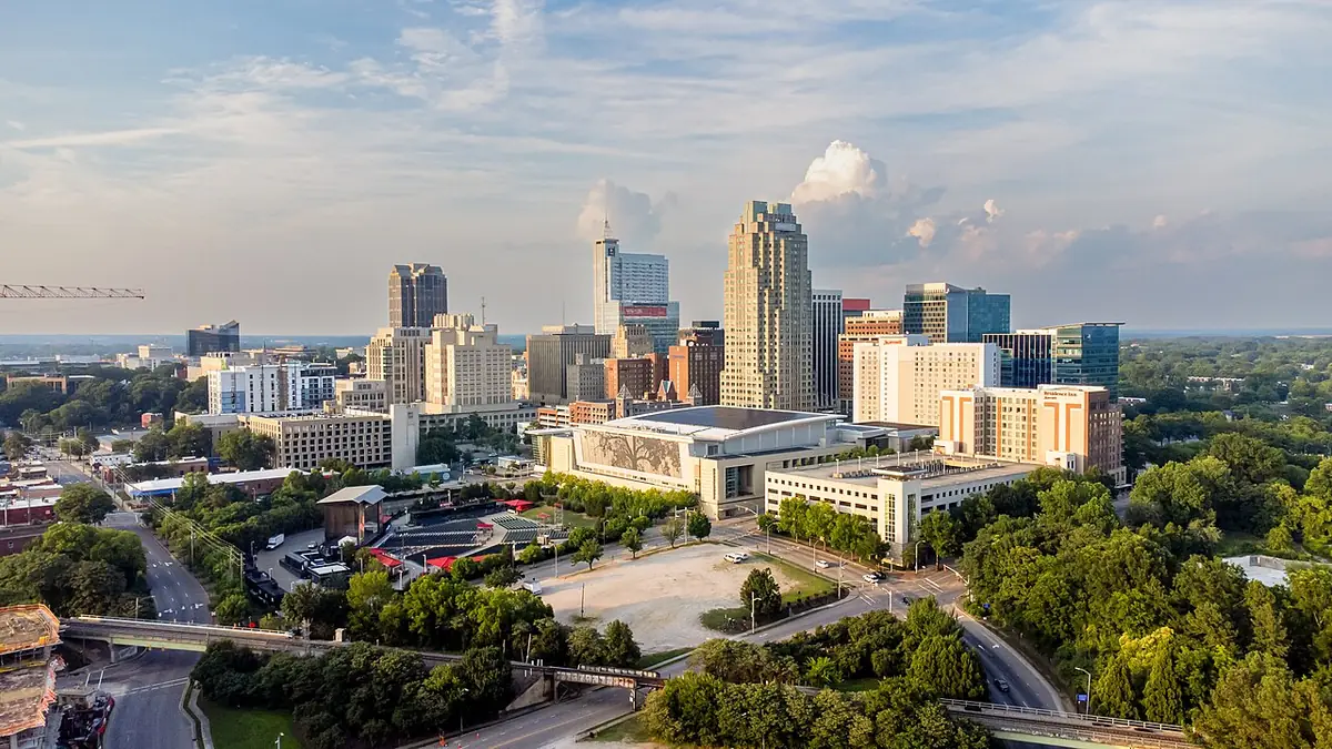 View of Raleigh, NC