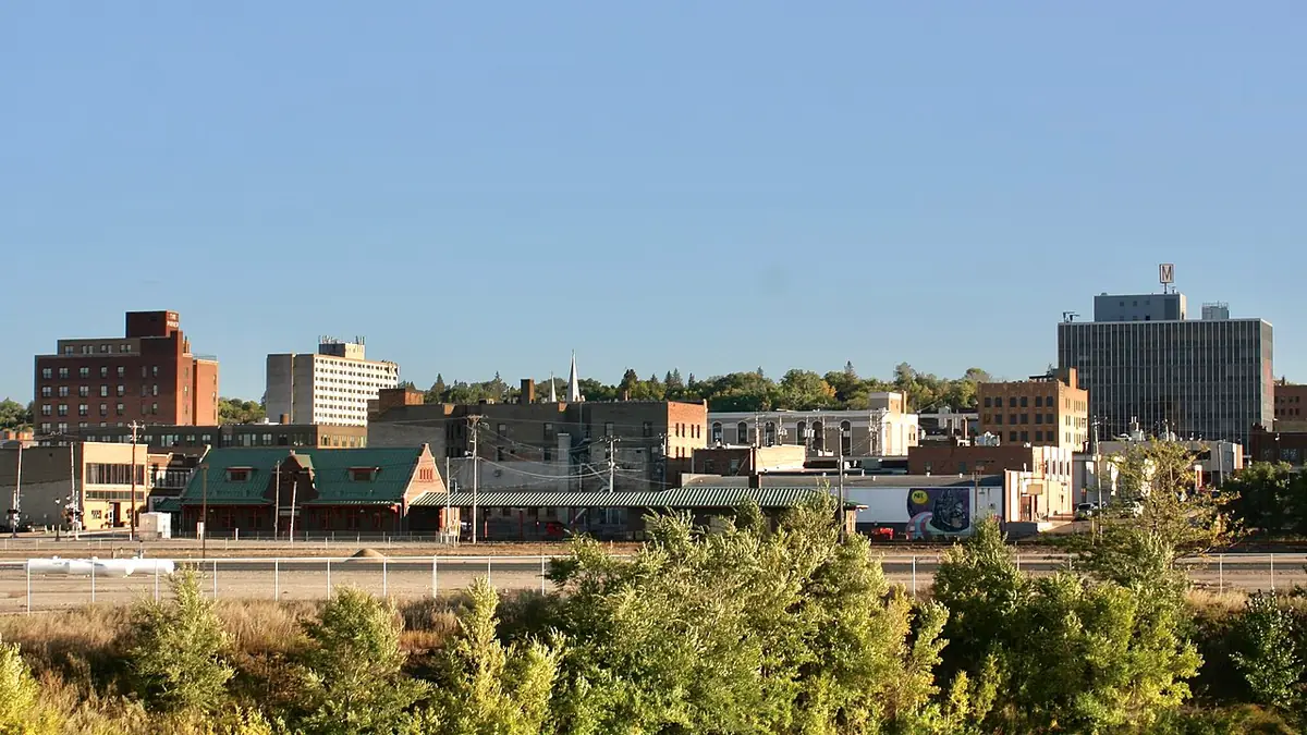 View of Minot, ND