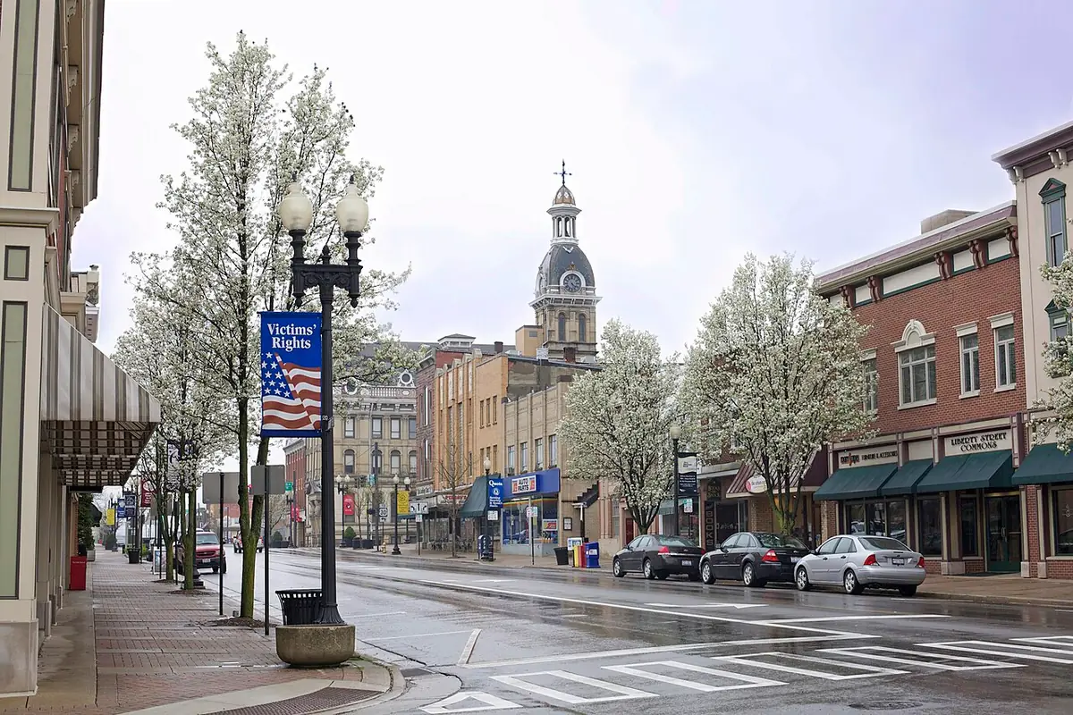 View of Wooster, OH
