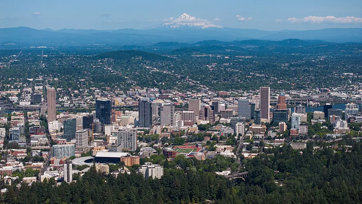 View of Portland, OR