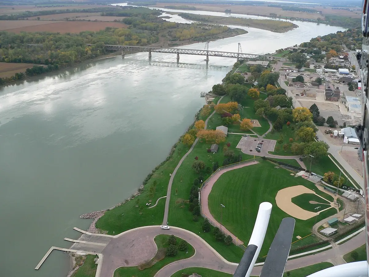 View of Yankton, SD