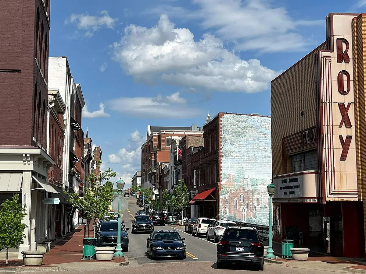 View of Clarksville, TN