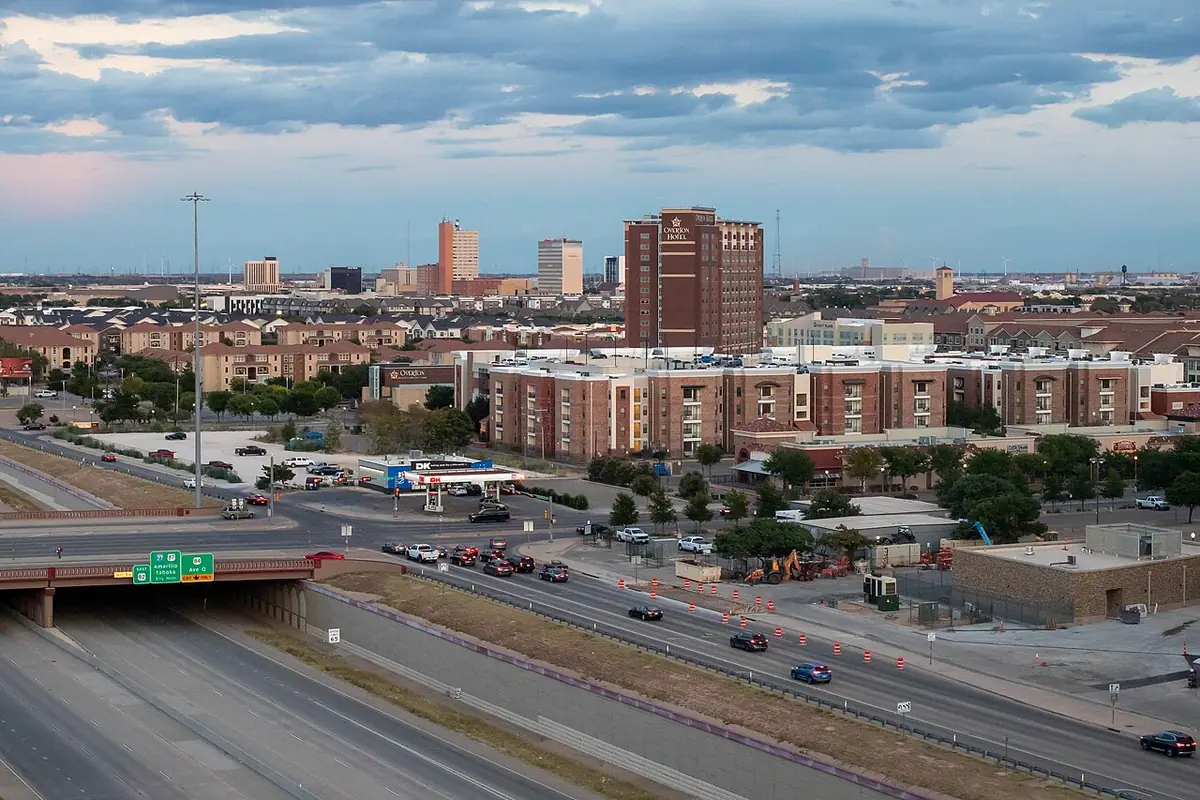 View of Lubbock, TX