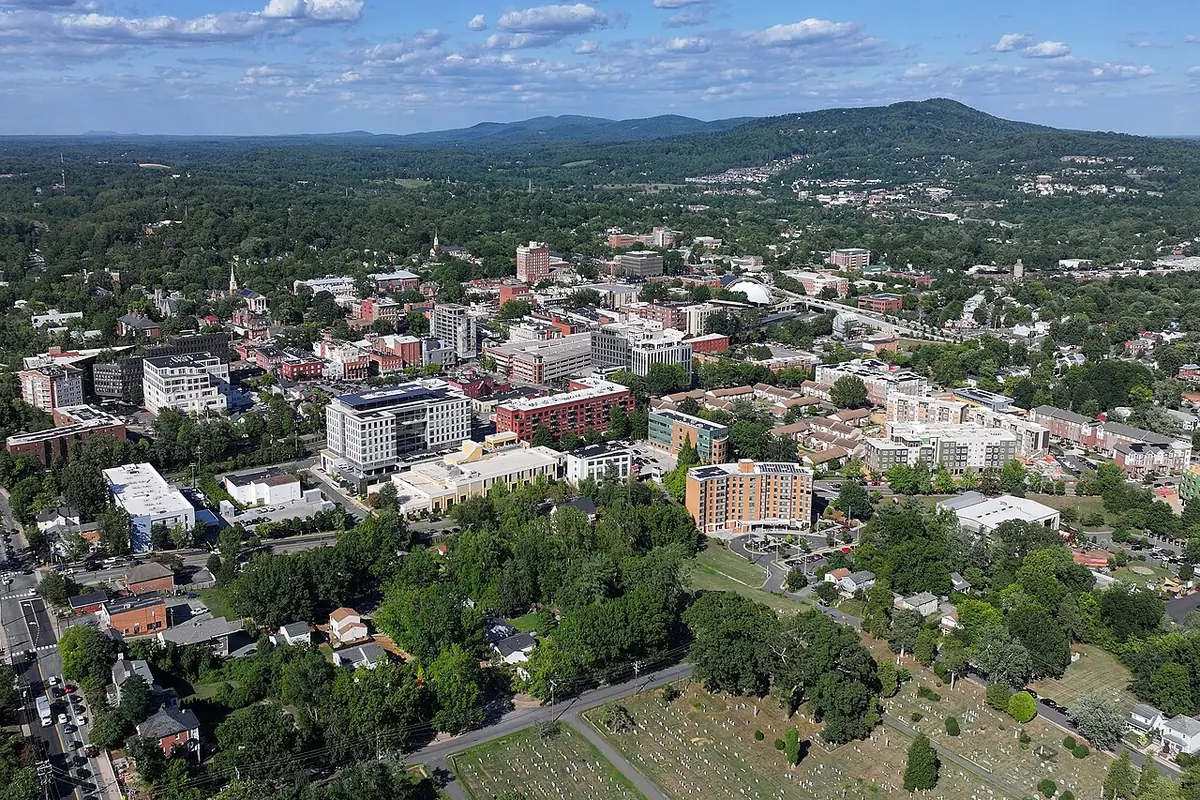 View of Charlottesville, VA