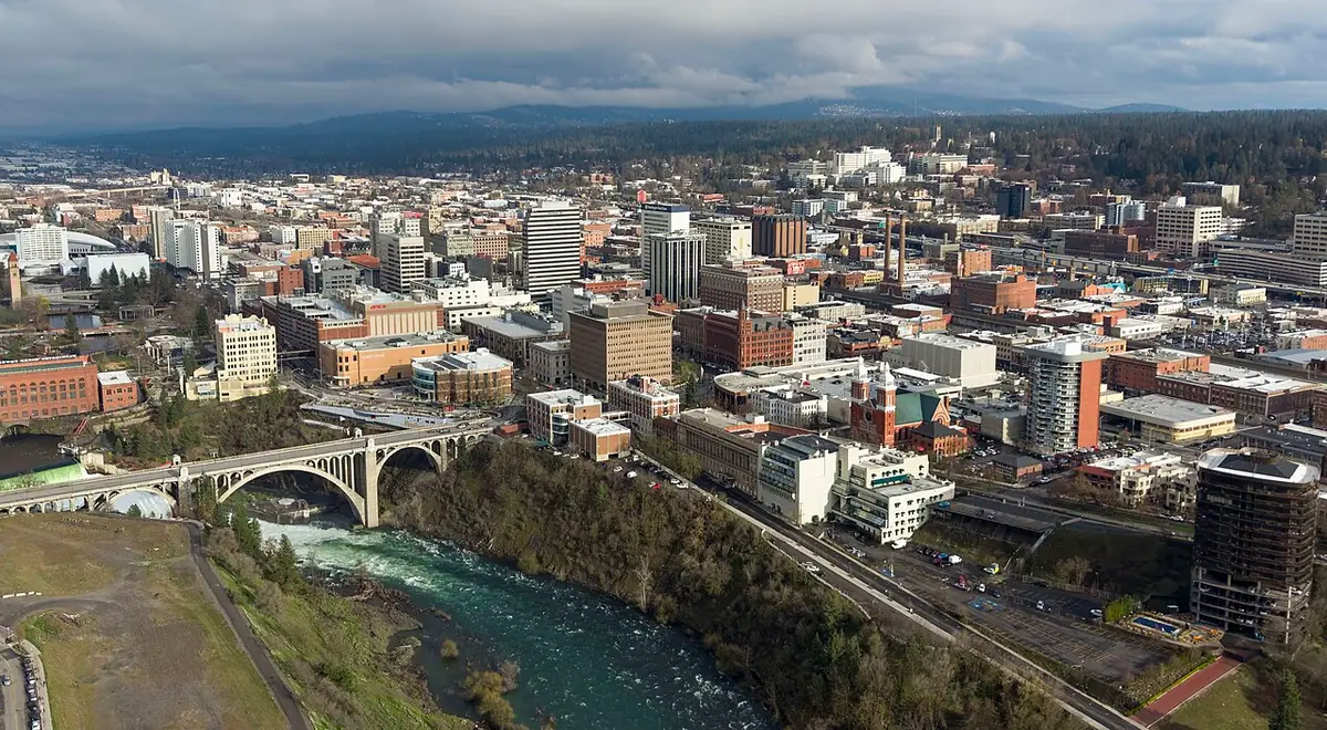 View of Spokane, WA