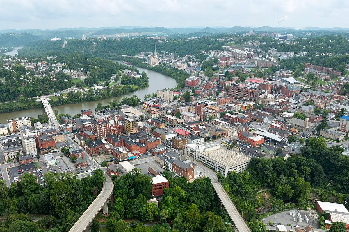 View of Morgantown, WV