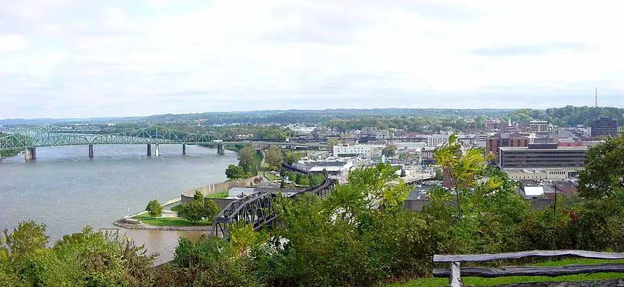 View of Parkersburg, WV