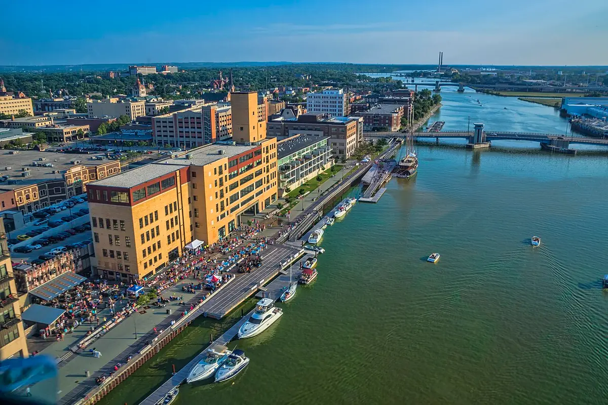 View of Green Bay, WI