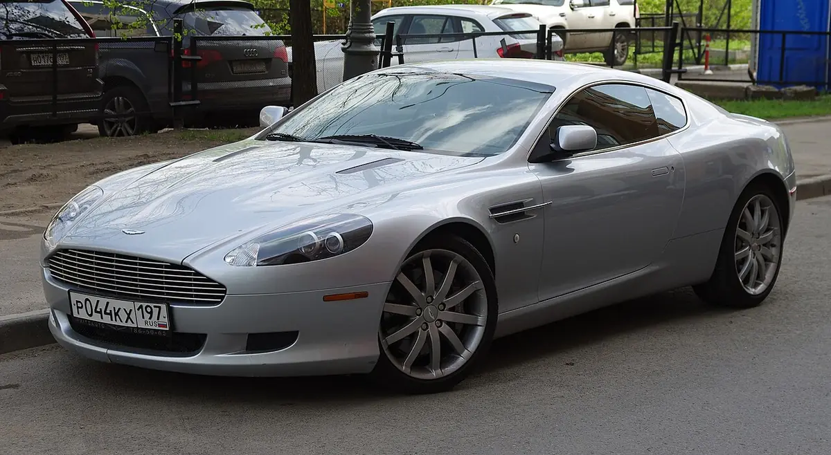 Aston Martin DB9 exterior (photo from Wikimedia Commons)