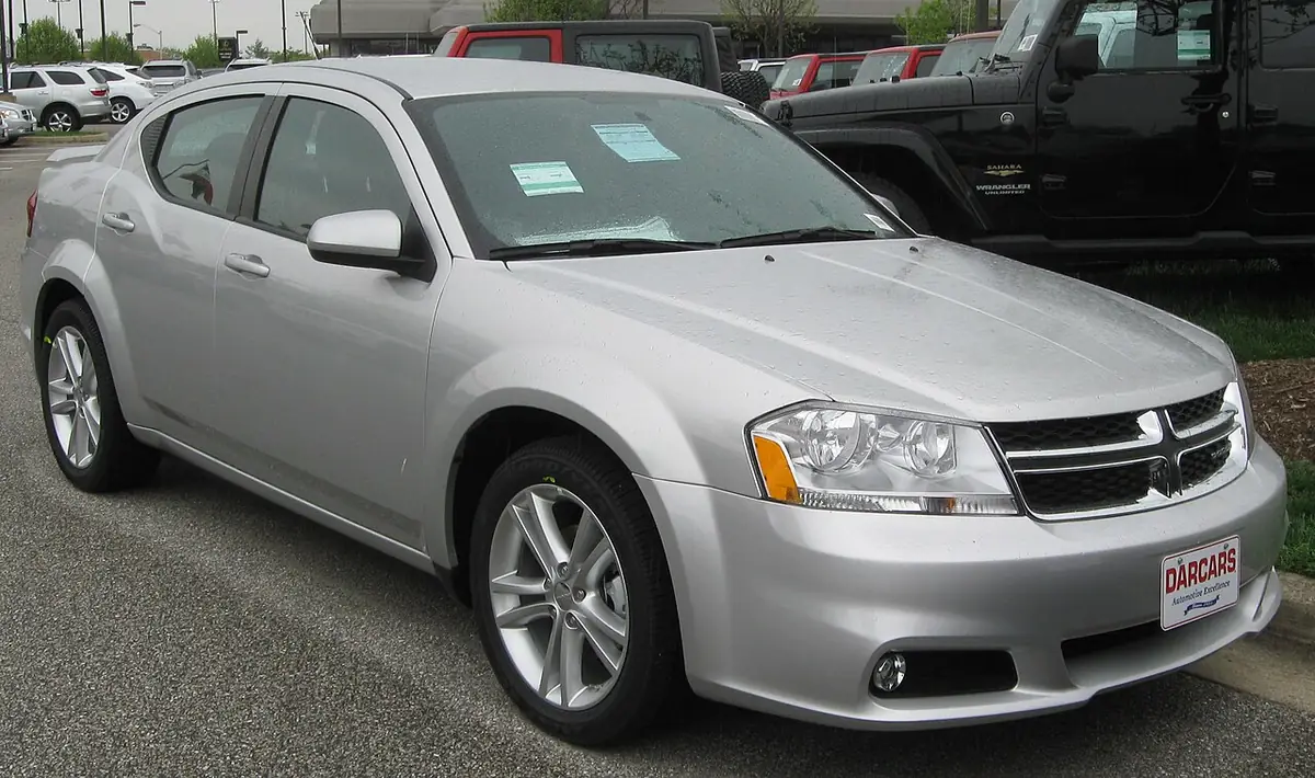 Dodge Avenger (photo from Wikimedia Commons)