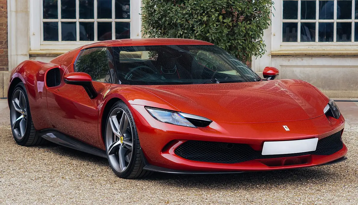 Ferrari 296 exterior (photo from Wikimedia Commons)