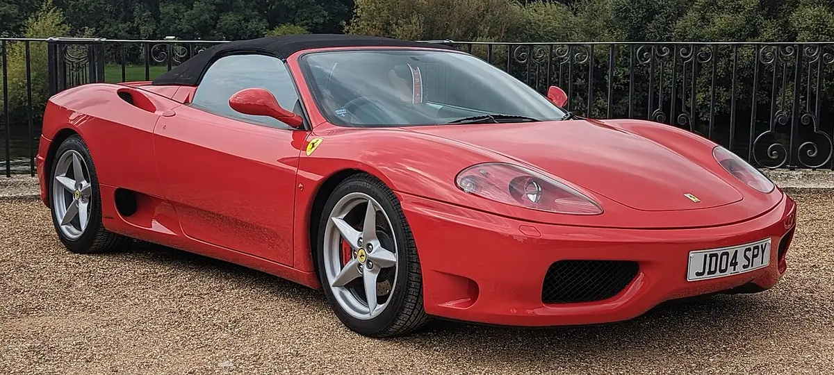 Ferrari 360 exterior (photo from Wikimedia Commons)