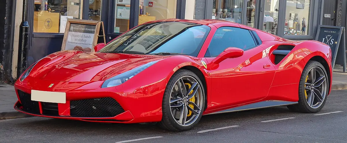 Ferrari 488 exterior (photo from Wikimedia Commons)