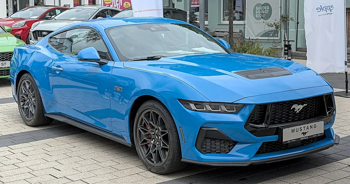 Ford Mustang exterior (photo from Wikimedia Commons)