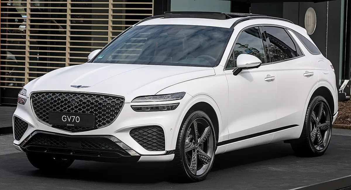Genesis GV70 exterior (photo from Wikimedia Commons)
