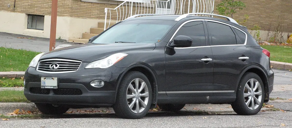 Infiniti EX35 exterior (photo from Wikimedia Commons)