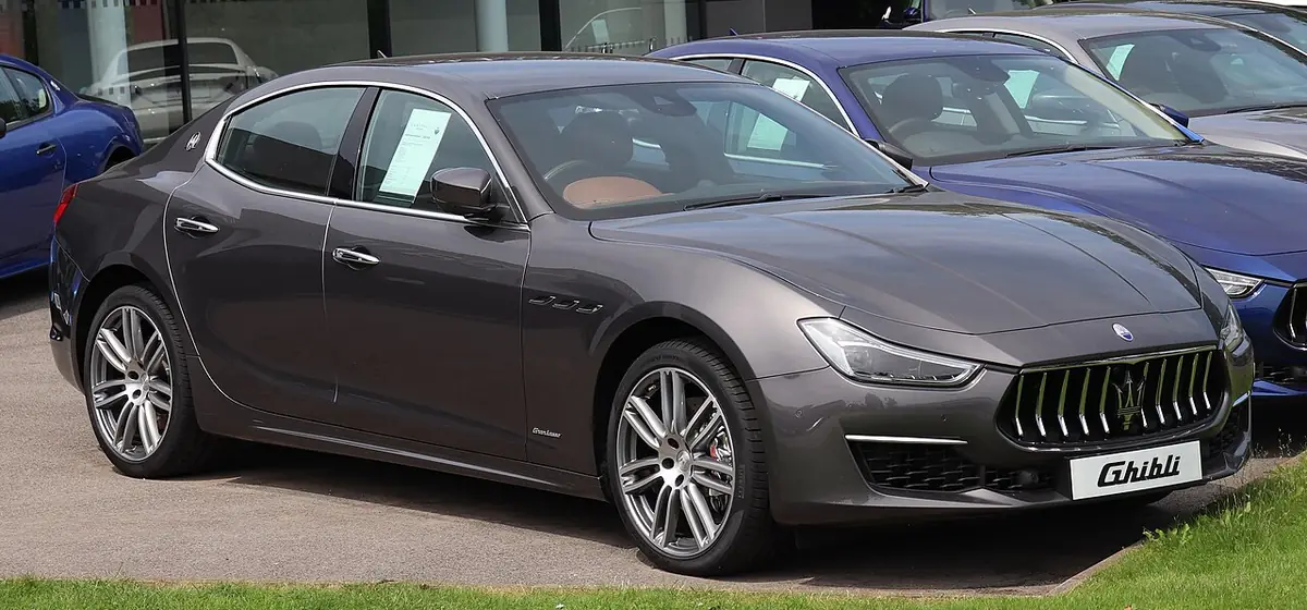 Maserati Ghibli exterior (photo from Wikimedia Commons)